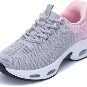 Womens Air Walking Shoes Athletic Sports Tennis Hands Free Running Fashion Sneakers for Gym Workouts