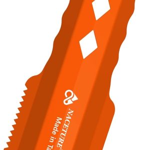 NACETURE Ultralight Backpacking Trowel Aluminum Shovel Small Potty Multitool with Longer Handle Design Essential for Hiking, Camping and Survival Bags