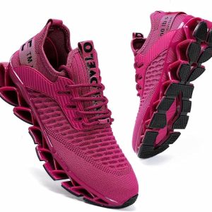 Womens Running Shoes Blade Tennis Walking Fashion Sneakers Breathable Non Slip Gym Sports Work Trainers