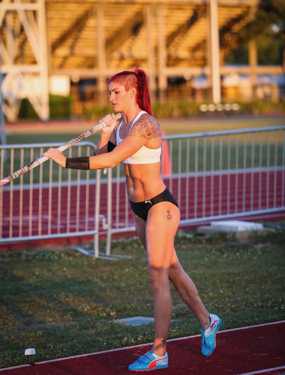 Pole Vaulter Anicka Newell Talks About Olympics Fitness Diet - Page 