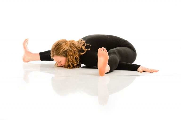 Kurmasana Tortoise Pose Women Fitness