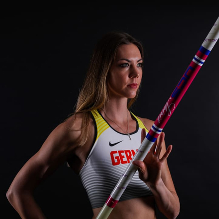 Katharina Bauer, Pole Vaulter with Defibrillator